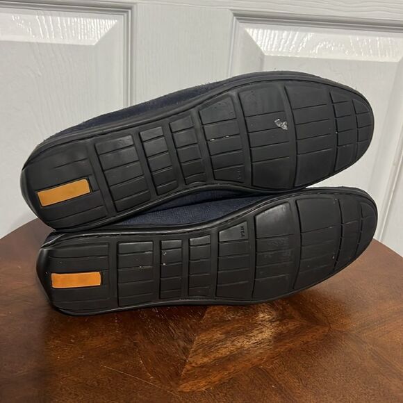 🔥🔥 MARTIN DINGMAN Royal Venetian Driving Loafer Men Size 9.5M Navy Blue Canvas - Picture 9 of 14